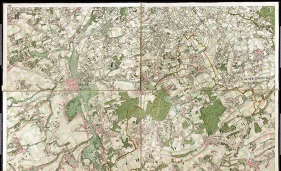 Karte von Aalst, Belgien